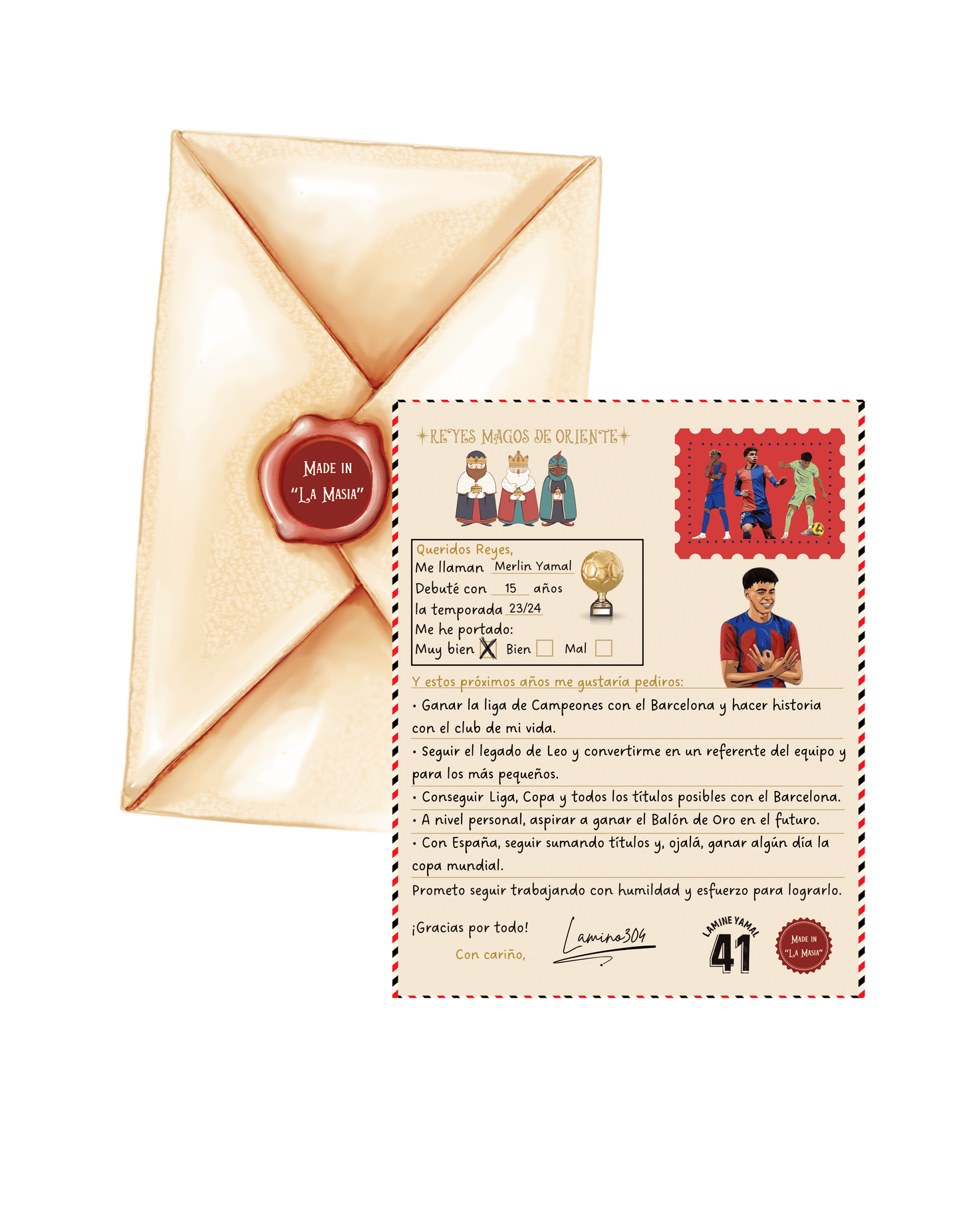 LAMINE YAMAL — made in la Masia - LA FIRMA DEL 10